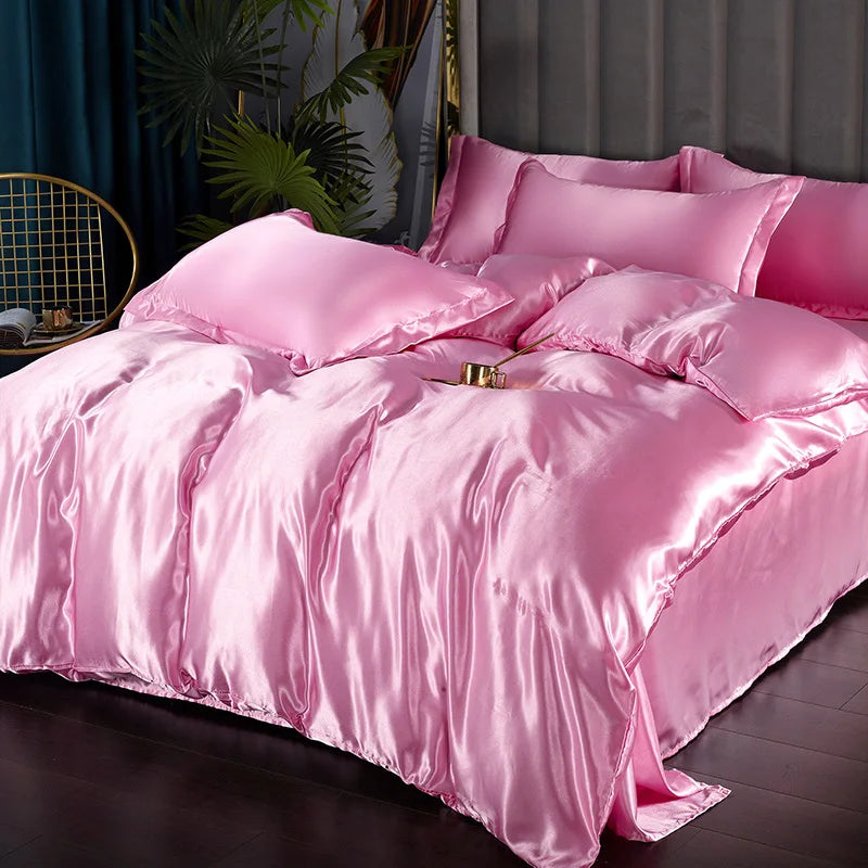 Alana - Luxury Silk Satin Bedding Set