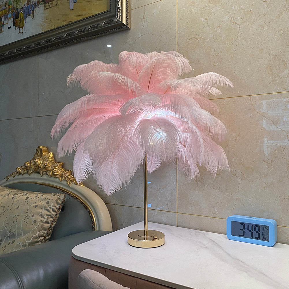 Feathra - Feather Table Light