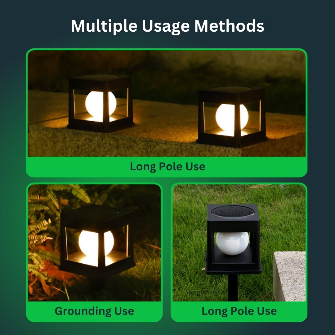 CubeGlow™ - Solar Pathway Light