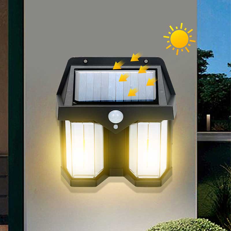 SuncrestDuo™ - IP65 Solar Wall Lamp