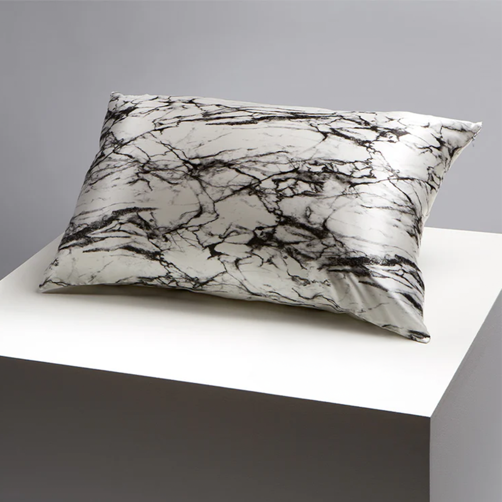 Luxurious 19 Momme Mulberry Silk Pillowcase – Marble Print