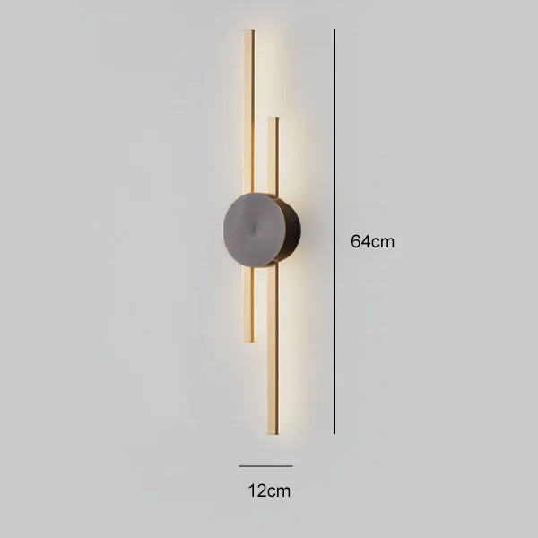 LightArt™ - Luxurious minimalist wall lights in copper