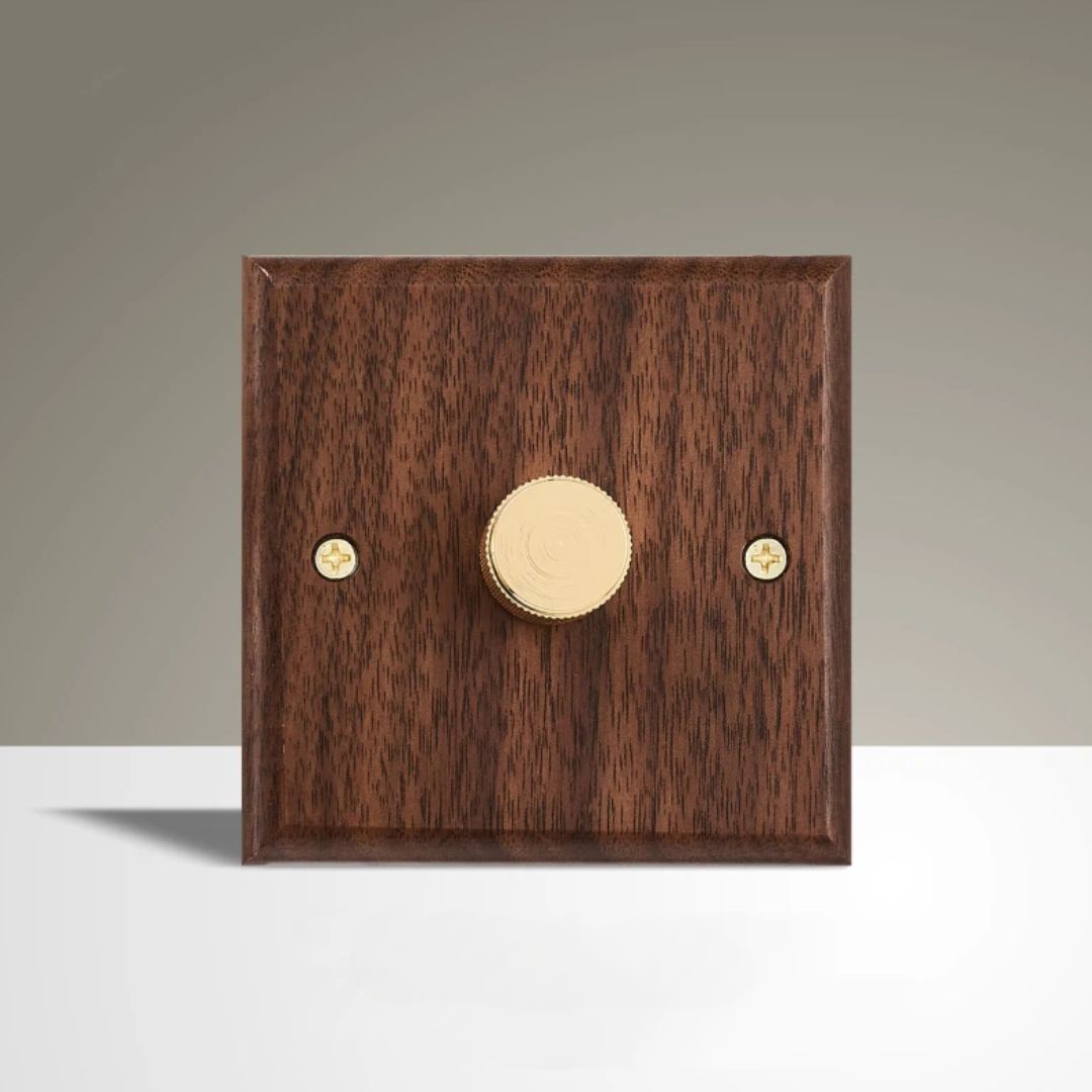 Vintage Wooden Dimmer Switch