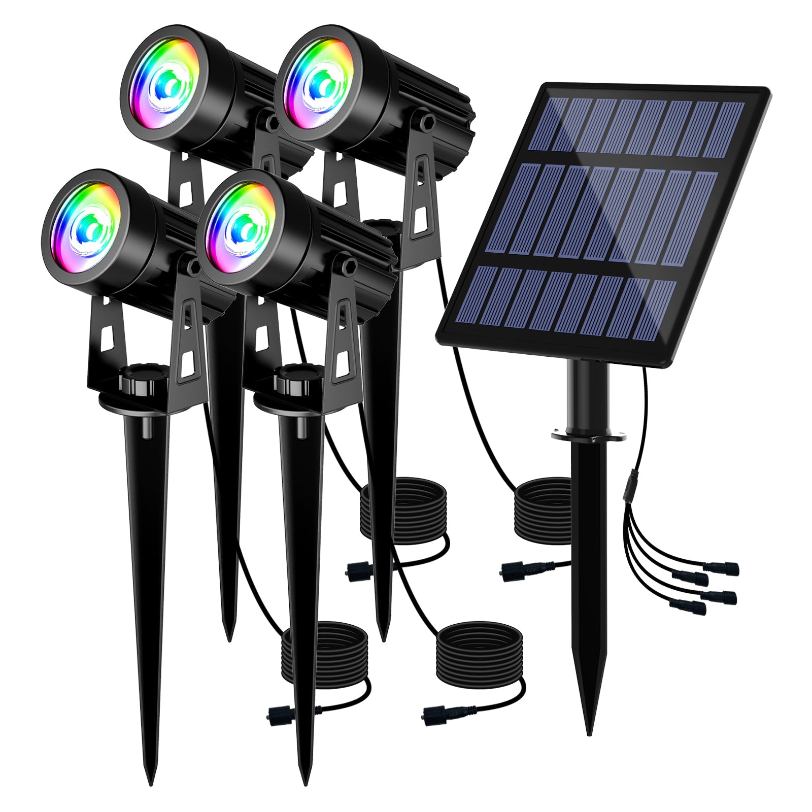 ColorSplash™ - Solar RGB Outdoor Spotlights