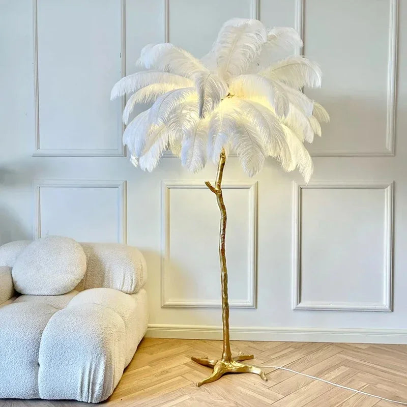 Feathra - Feather Floor Light