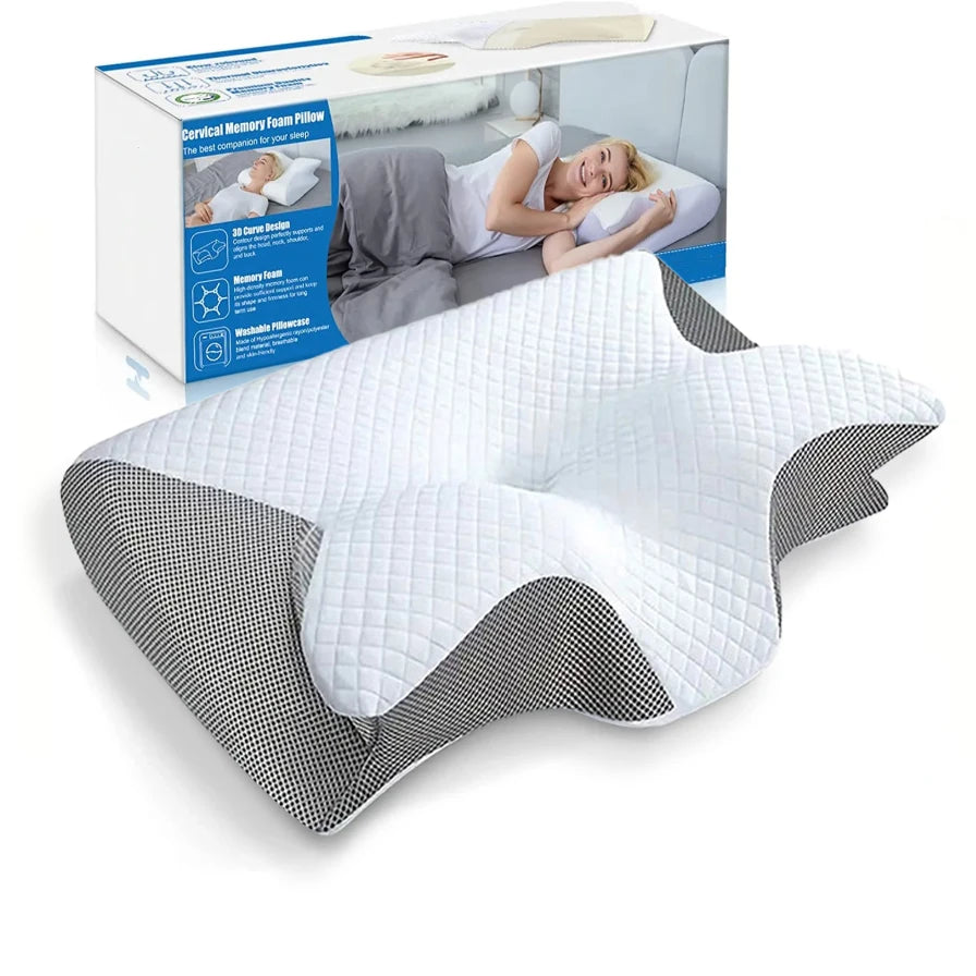 SleepRelief - Ergonomic Butterfly Memory Foam Pillow