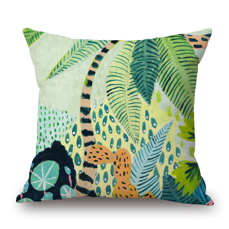 Islara - Hand Painted Tropical Cushion Covers