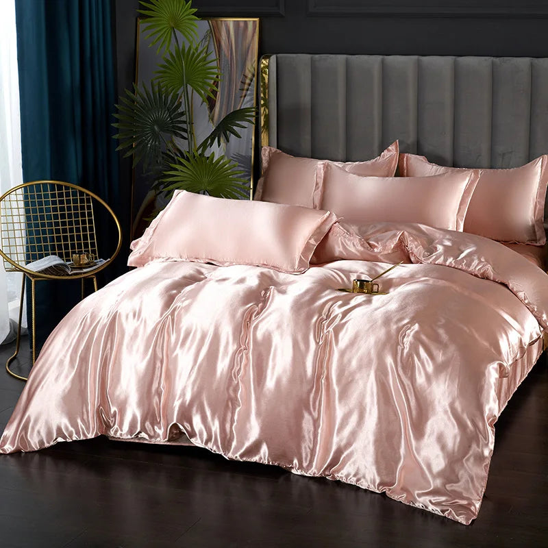 Alana - Luxury Silk Satin Bedding Set