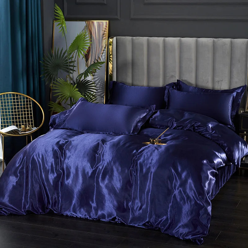 Alana - Luxury Silk Satin Bedding Set