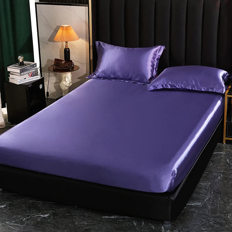 Lyris - High-End Mulberry Silk Fitted Bed Sheet Set