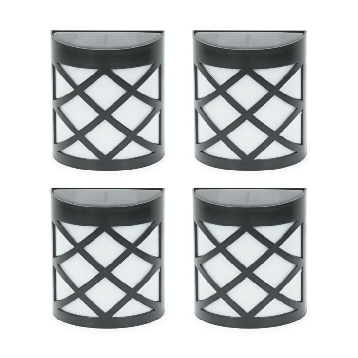 Noctura - Solar Wall and Fence Lights (4 pcs)