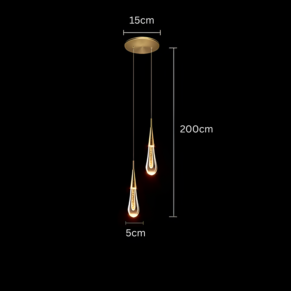 GoldenDrop™ - multi-light fixture