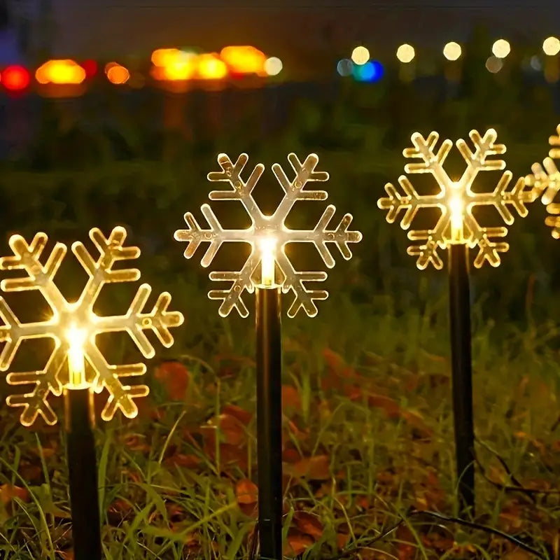 5pcs Solar Winter Pathway Lights