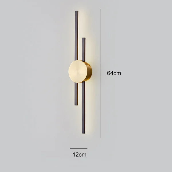 LightArt™ - Luxurious minimalist wall lights in copper