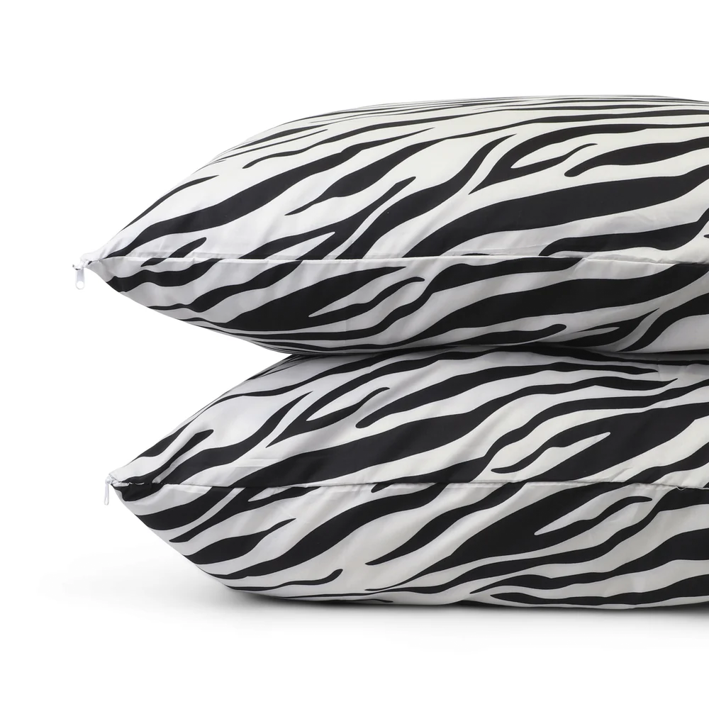 Luxurious 19 Momme Mulberry Silk Pillowcase – Zebra Print