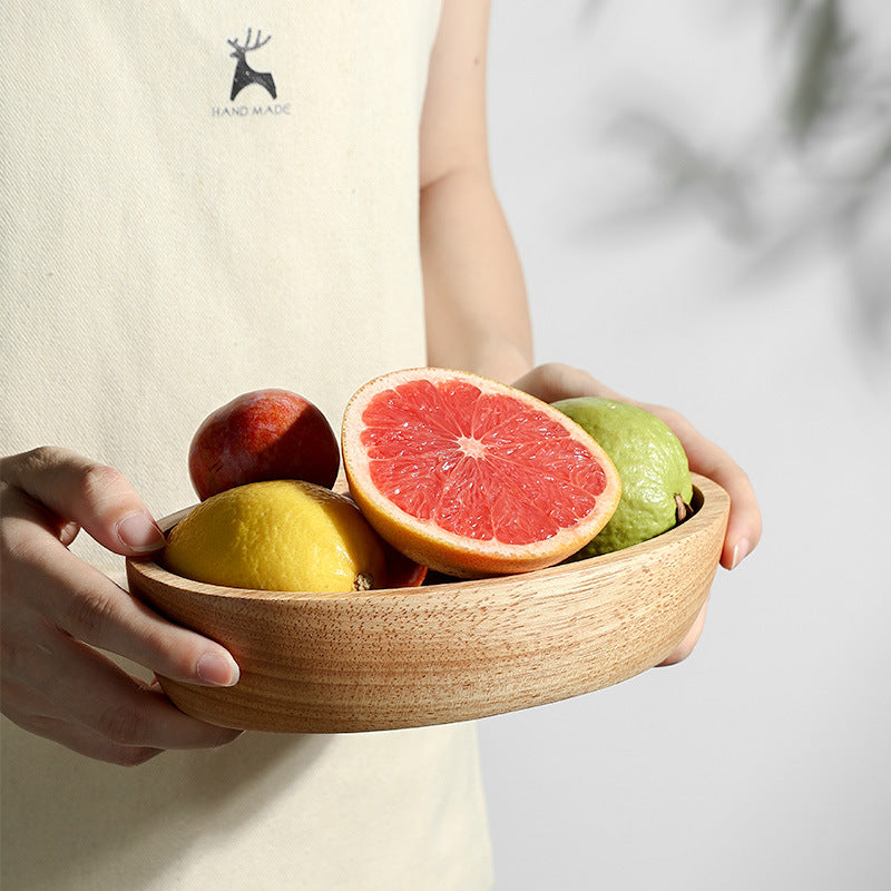 Acacia Wood Boat-Shaped Bowl