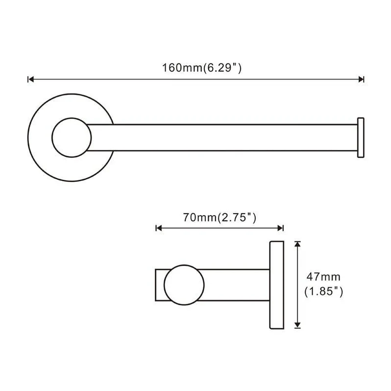 Adonis - Modern Stainless Steel Towel & Paper Holder