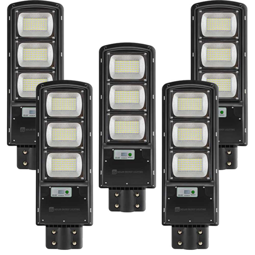 IlluminateSolarMega™- The Ultimate 375W/6500 Lumens Ultra-Bright Solar Street Light