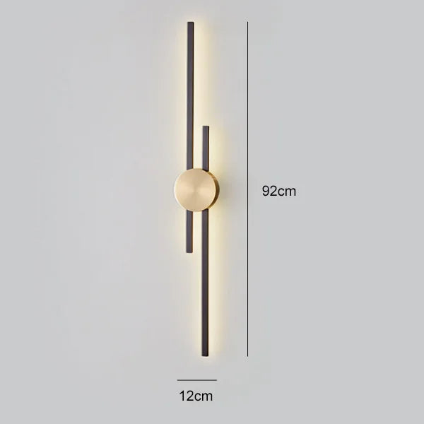 LightArt™ - Luxurious minimalist wall lights in copper