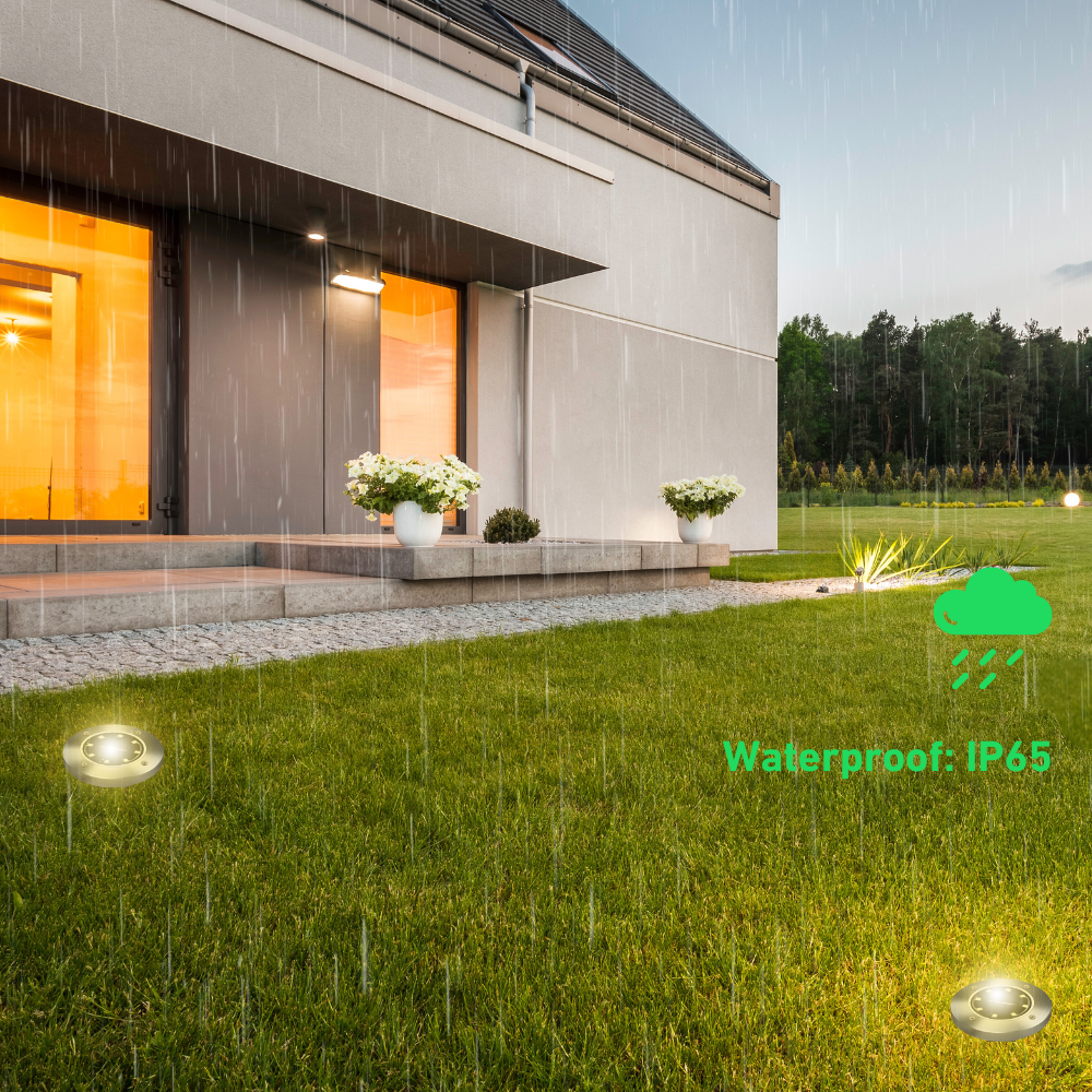 RoundSolar - Outdoor floor spotlight