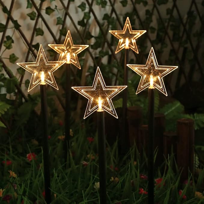 5pcs Solar Winter Pathway Lights