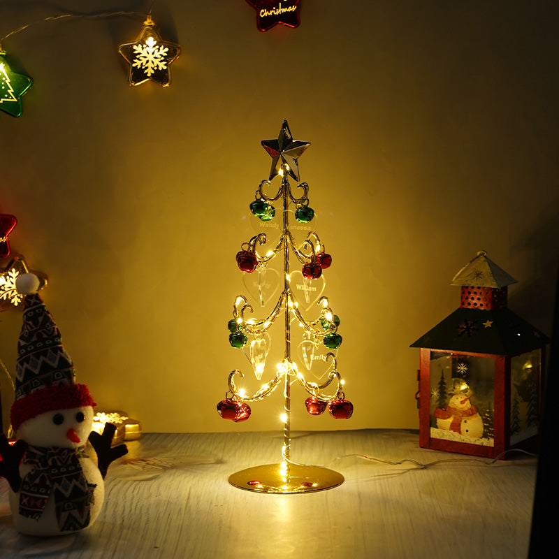 Personalized Christmas tree with family names