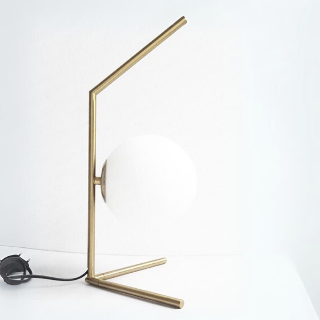 Vilnus - Modern Glass Ball Table Lamp