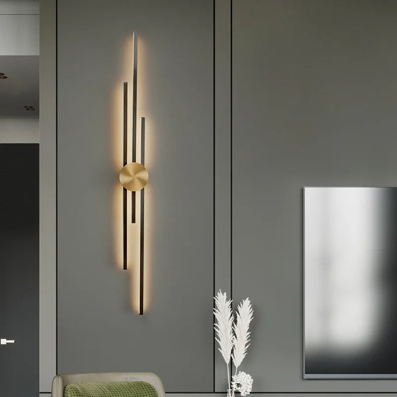 LightArt™ - Luxurious minimalist wall lights in copper