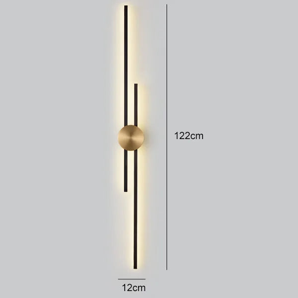 LightArt™ - Luxurious minimalist wall lights in copper