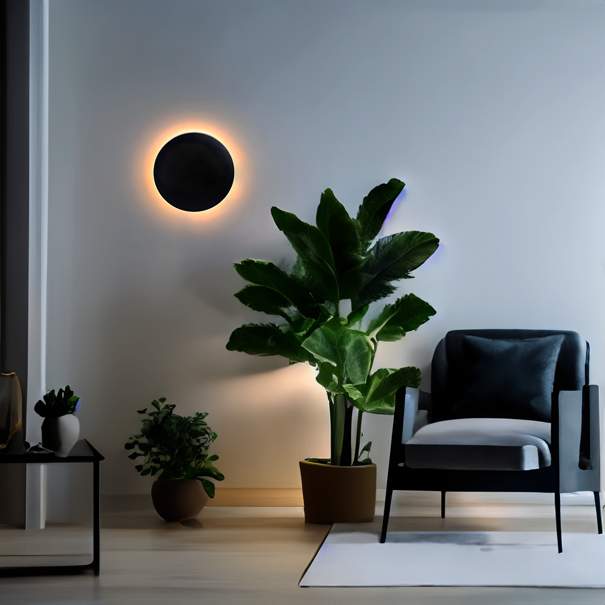 Circular Led Outdoor Wall Light