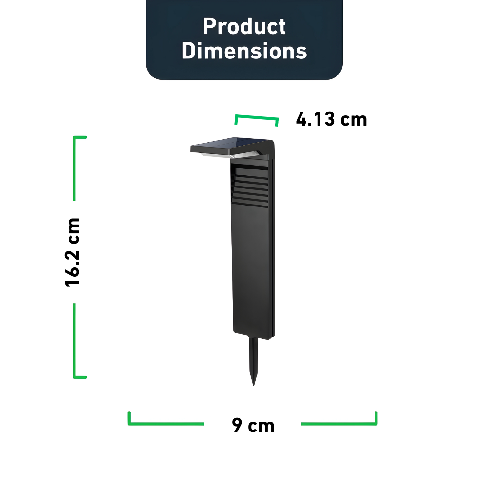 Opulent Bollard™ - Innovative Solar Bollard Lights (2 Pack)