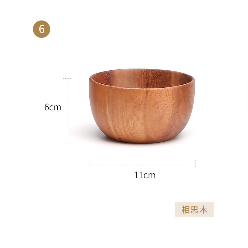 Acacia Wood Fruit & Salad Bowl