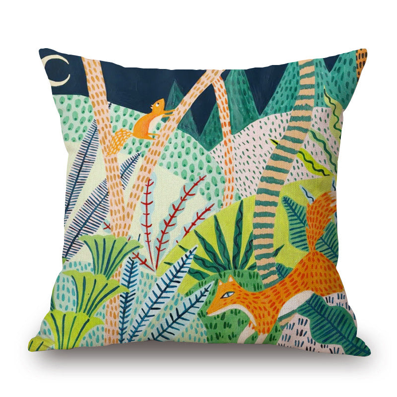 Islara - Hand Painted Tropical Cushion Covers