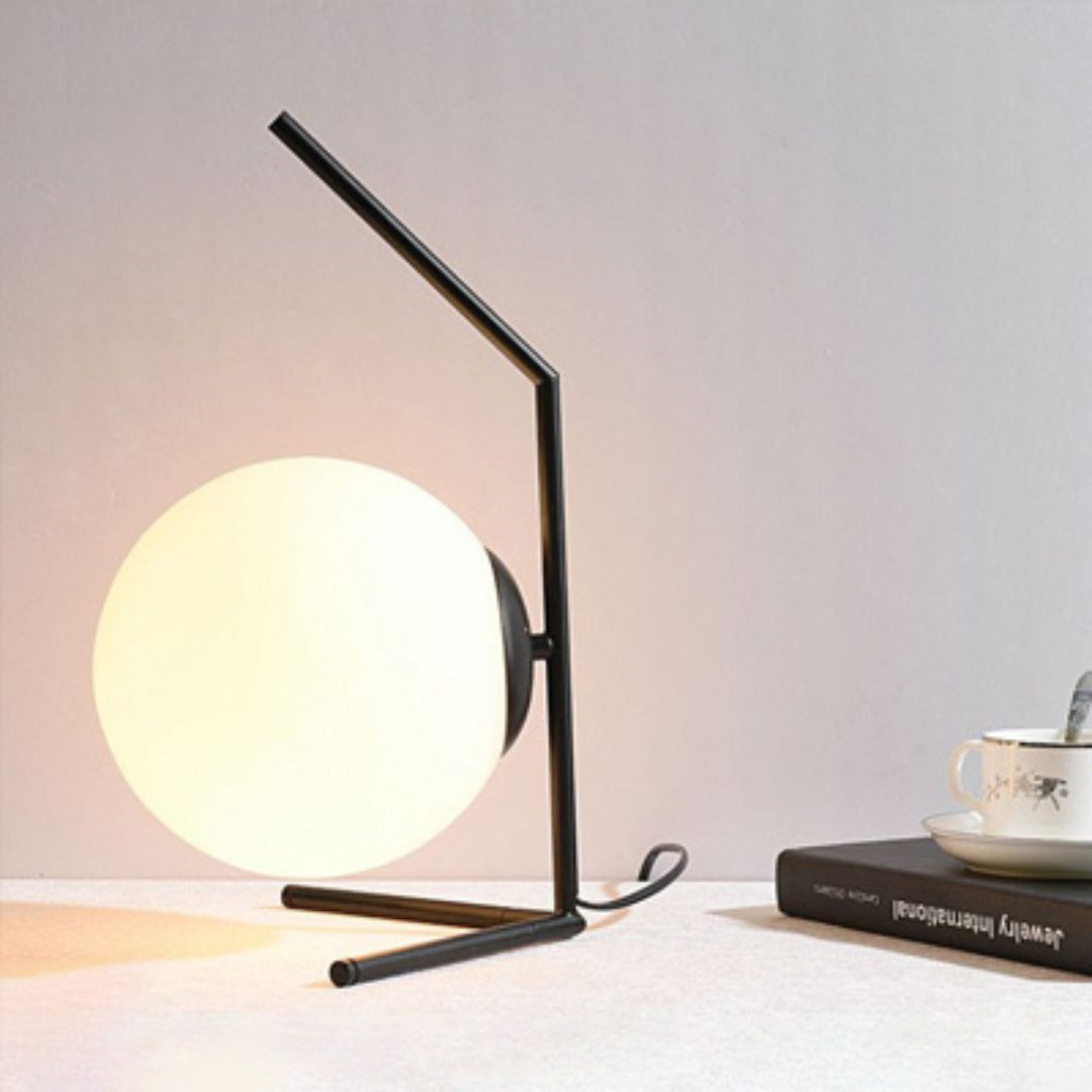 Vilnus - Modern Glass Ball Table Lamp