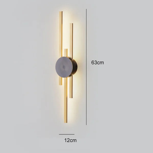 LightArt™ - Luxurious minimalist wall lights in copper