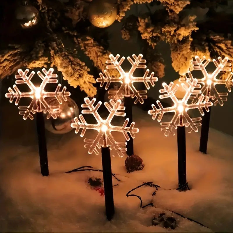 5pcs Solar Winter Pathway Lights