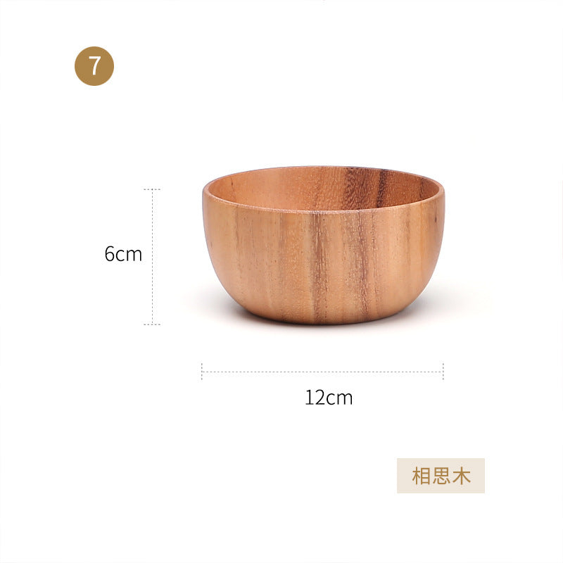 Acacia Wood Fruit & Salad Bowl