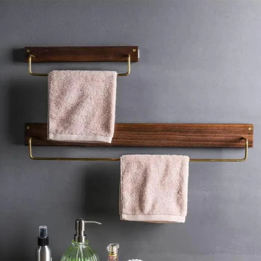 Dravis - Wooden Towel Rack