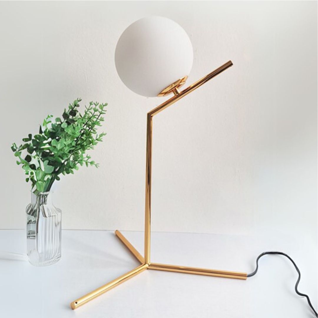 Vilnus - Modern Glass Ball Table Lamp