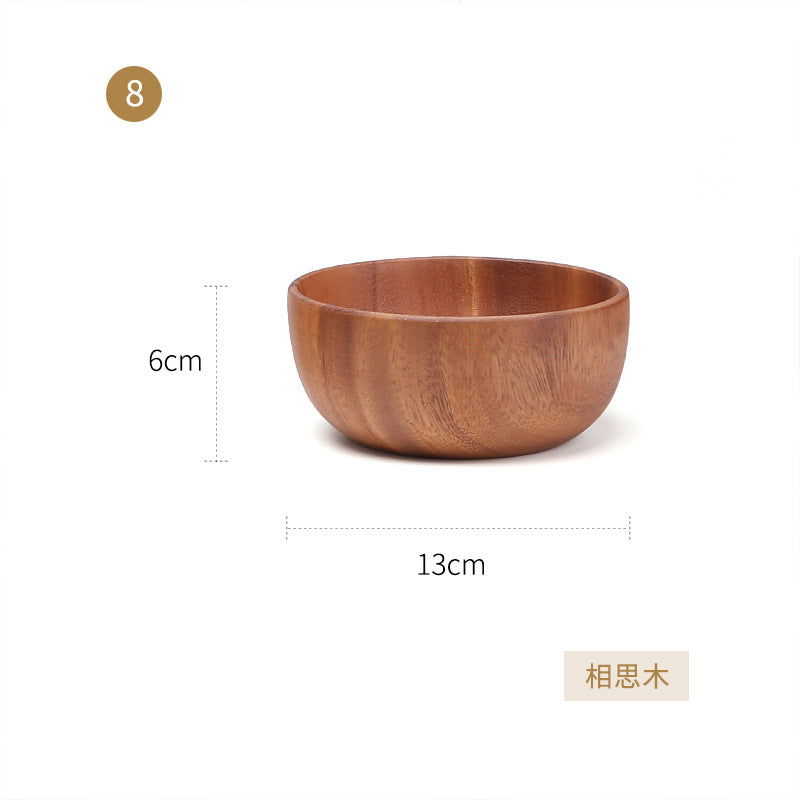 Acacia Wood Fruit & Salad Bowl