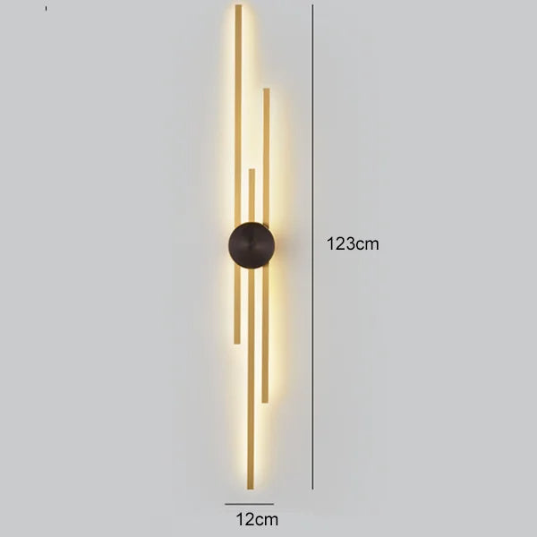 LightArt™ - Luxurious minimalist wall lights in copper