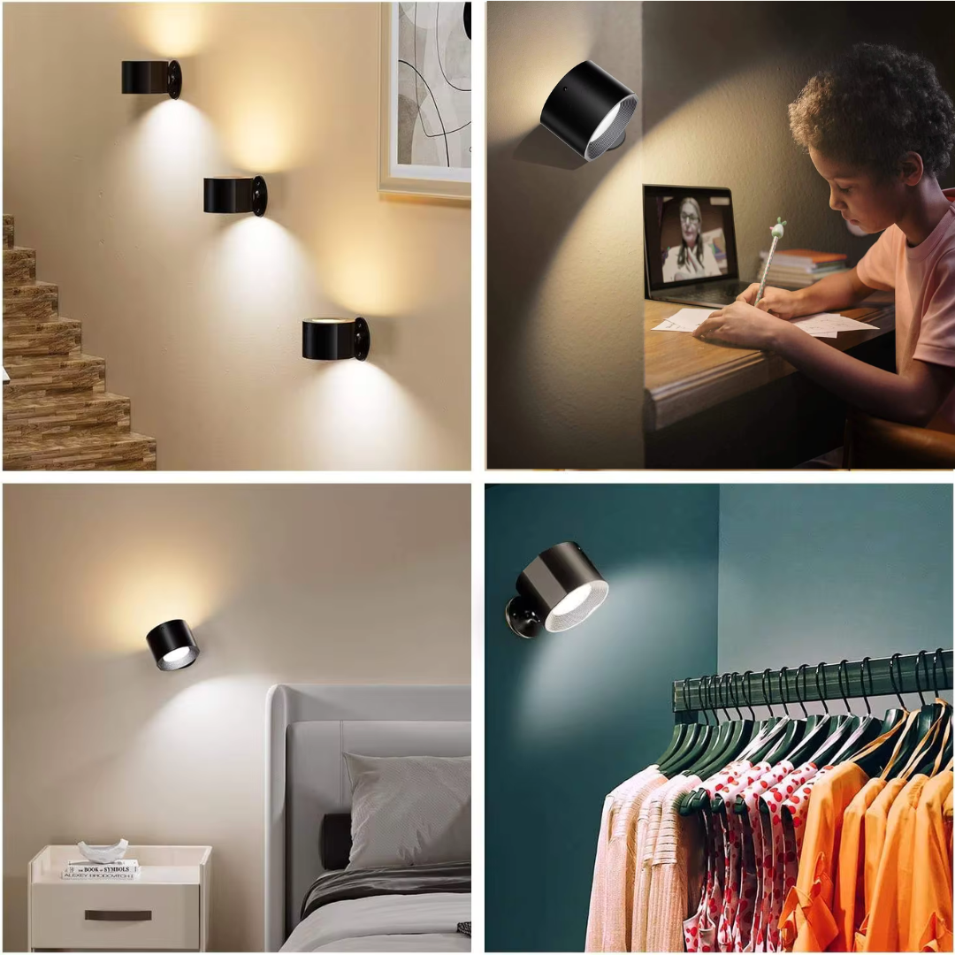 Vista Pro - The 360° Rechargeable LED Wall Light