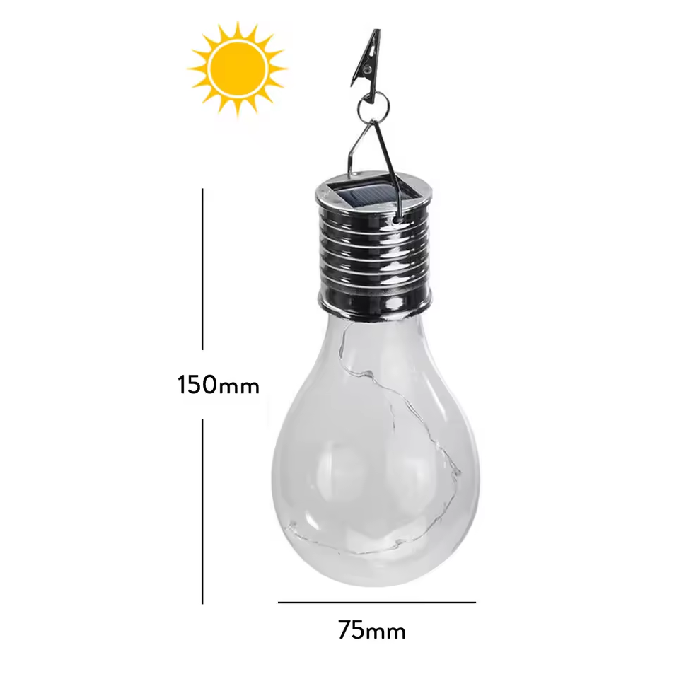 GlowBulb – 6x Solar Hanging Bulbs
