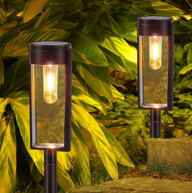 DreamScape™- Elegant Cylindrical Solar Walkway Lights