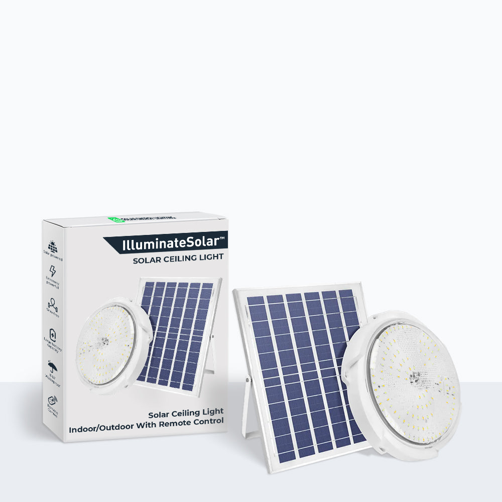 IlluminateSolar Ceiling™- Pro Solar Ceiling Light Indoor/Outdoor