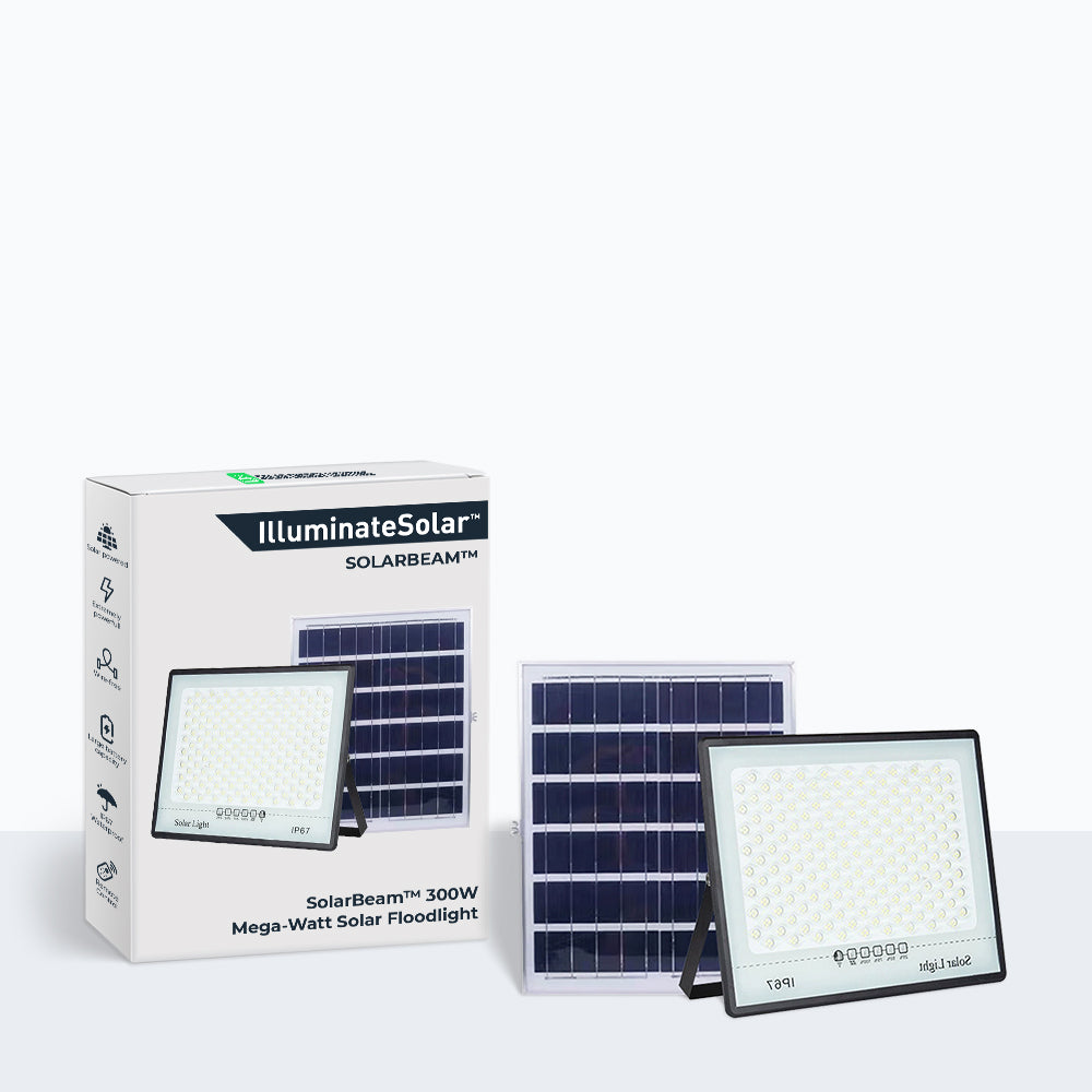 SolarBeam™ 300W - Mega-Watt Solar Floodlight