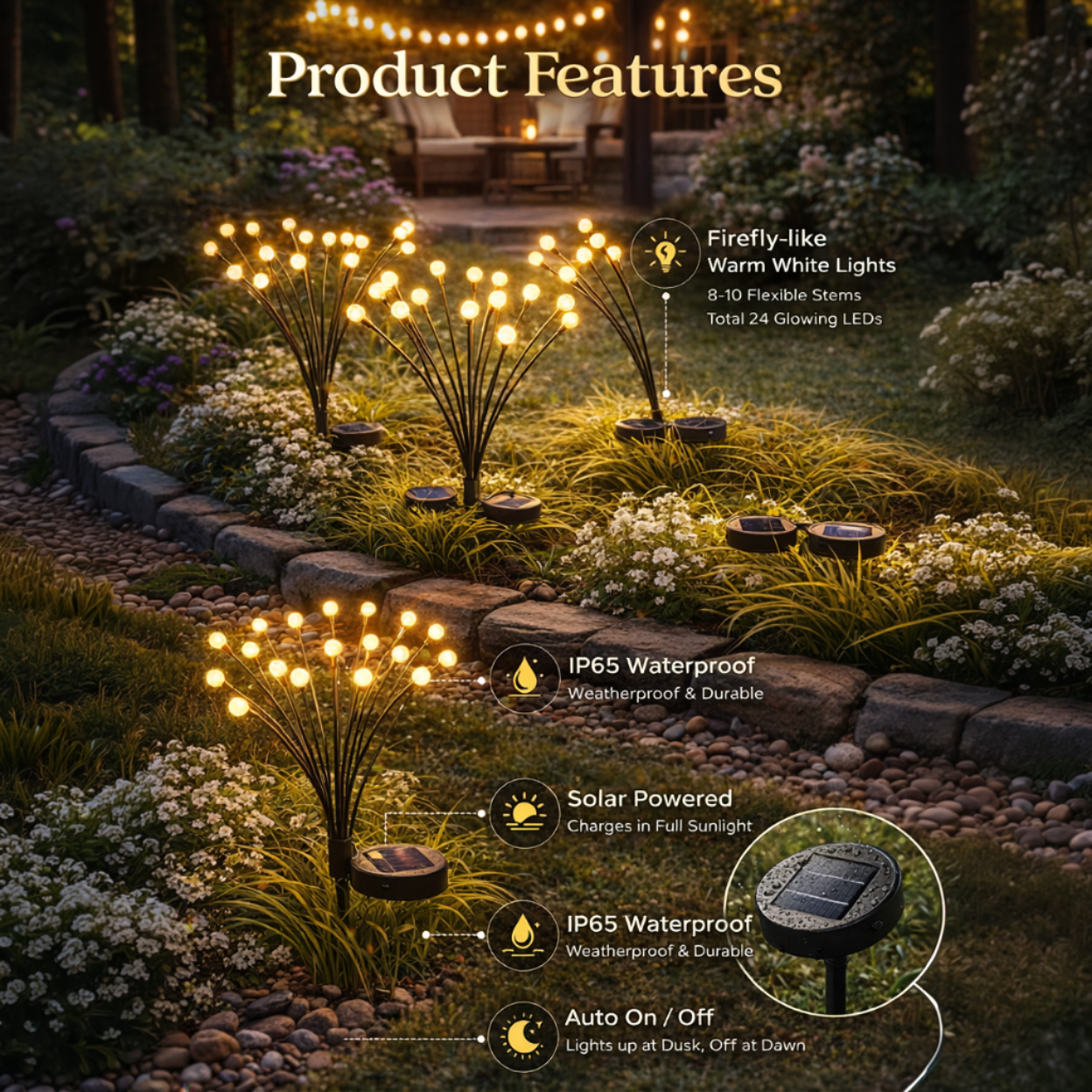Firefly™ - Solar powered hail lights