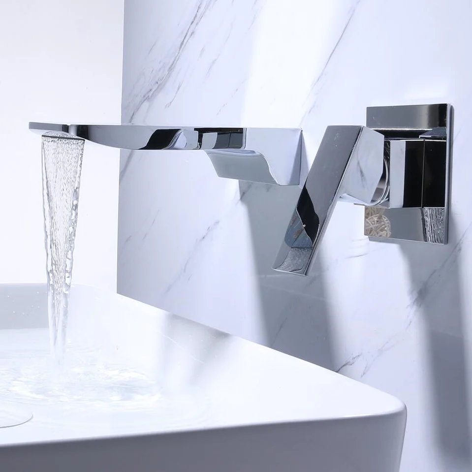 Kai - Modern Wall-Mount Waterfall Faucet