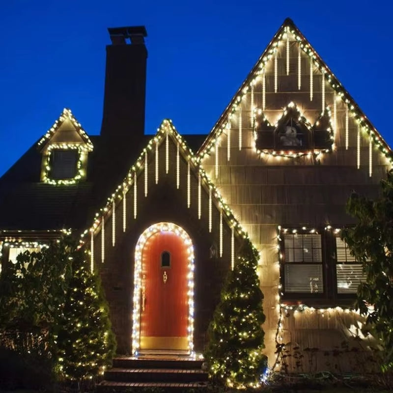 Meteor Rain - solar LED string lights