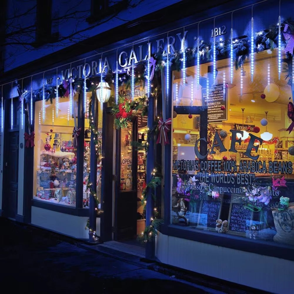 Meteor Rain - solar LED string lights